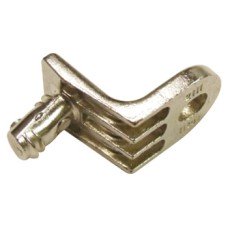 Shelf Support Face Frame Fixing Plug in for Ø 5 mm Hole for Wooden Shelves Nickel plated