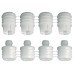 Dowel Connector Press-Fit Two Piece For release fastenings Natural coloured nylon