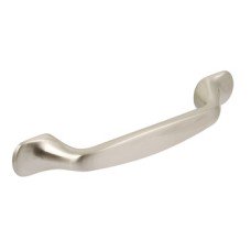 D Pull Handle Aluminium Fixing Centres 96 mm Henrietta Polished chrome