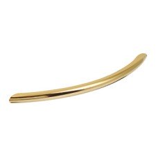 Bow Handle Steel Fixing Centres 96-288 mm Polished brass fixing centres 160 mm