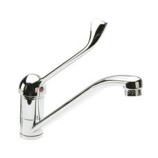 Tap Single Long Lever Monobloc Mixer Suitable for the elderly and the disabled Polished chrome