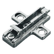 Cruciform Mounting Plate Zinc Plated Häfele With quick fixing system and eccentric adjustment Height 3 mm hole centres: 32 mm