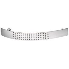 Bow Handle Zinc Alloy Fixing Centres 96-128 mm Dimple Polished chrome fixing centres 128 mm