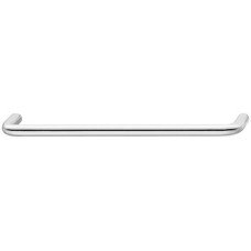 D Pull Handle Steel Ø 10 mm Fixing Centres 96-160 mm Polished chrome fixing centres 128 mm