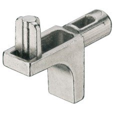 Shelf Support Plug in for Ø 5 mm Hole for Wooden Shelves K Line For plug fitting into drill hole Ø 5 mm Nickel