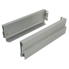Drawer Set Bulk Packed Length 450 mm Nova Pro Scala Drawer side height 90 mm silver