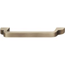 D Pull Handle Zinc Alloy Fixing Centres 128 mm Theodore Height 30 mm Antique brass finish