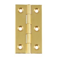 Butt Hinge 64 x 35 mm Brass Polished brass