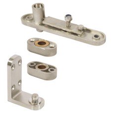 Pivot Set Double Action for Medium Duty Internal Doors Frame Mounted Allows doors to swing in either direction Grade 304 stainless steel satin finish