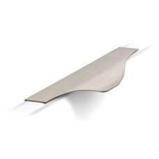 Profile Handle Aluminium Fixing Centres 128-256 mm Noma Stainless steel effect finish fixing centres 128 mm