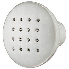 Knob Zinc Alloy Ø 28-33 mm Dimple Stainless steel effect Ø 33 mm