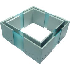 Drawer Insert Set of 3 Depth 236-386 mm Graphite Finish Cuisioflex Aluminium-grey corners graphite mid sections set of 3