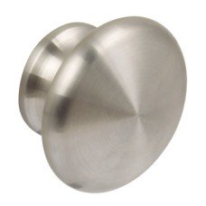 Knob Stainless Steel Ø 32-60 mm Metropolis Satin Ø 60 mm