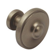 Knob Zinc Alloy Ø 33 mm Ariel Pewter effect finish