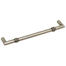 D Pull Handle 2 Ring Design Pewter Lamont Fixing centres 160 mm