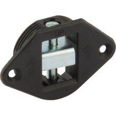 Concealed Bracket with Embedded Bracket and Screw Hook Set Black Concealed Bracket with Embedded Bracket and Screw Hook Set Black