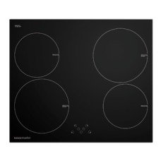 Hob Induction Four Zones 600 mm Rangemaster RMB60HPEIGL - Black ceramic glass