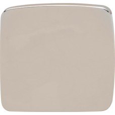 Knob Zinc Alloy 45 x 45 mm Flynn Stainless steel effect