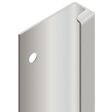 Profile Handle for Vertical Fixing between Cabinet and Oven Gola System D Brushed brass anodised length 580 mm