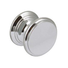 Knob Brass Ø 30 mm Clayton Polished chrome