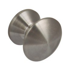 Knob Tapered Stainless Steel Ø 32 mm Metropolis Satin
