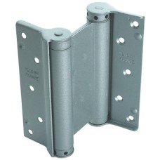 Spring Hinge Double Action 175 x 107 mm Silver lacquered steel