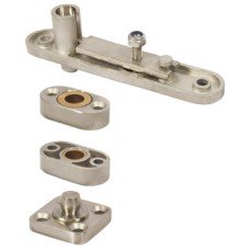 Pivot Set Double Action Floor Mounted Grade 304 Stainless Steel Allows doors to swing in either direction Satin