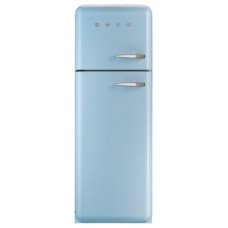 Fridge-Freezer Freestanding Total Capacity 298 Litres Smeg 50’s Style FAB30LPB5UK - Pastel blue left hand hinge