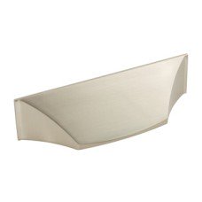 Cup Pull Handle Zinc Alloy Fixing Centres 96 mm Augusta Stainless steel effect