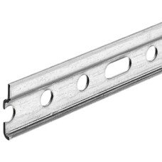 Wall Rail Length 1250 mm Steel Screw Fixing For cabinet hangers Galvanized