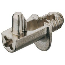 Shelf Support Plug in with Thread for Ø 5 mm Hole With thread for screw fixing into drill hole Nickel plated