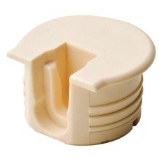Connector Housing Plastic with Ridge Rafix-20 TAB For wood thickness from 16 mm dim. A 8.0 mm drilling depth X 12.7<sup>+0.2</sup> mm beige