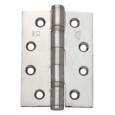 Butt Hinge Ball Bearing 102 x 76 mm Stainless Steel ANSI hole pattern Satin