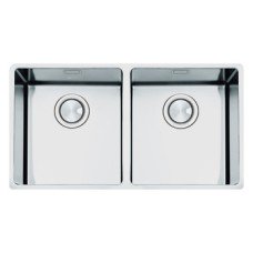 Sink Double Bowl Smeg Mira VSTR3434-2 Stainless steel sink under mount