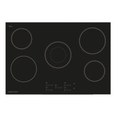 Hob Ceramic Five Zones 750 mm Rangemaster RMB75HPECGL - Black ceramic glass