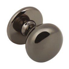 Knob Zinc Alloy Ø 32 mm Mayberry Polished black nickel Knob Zinc Alloy Ø 32 mm Mayberry Polished black nickel