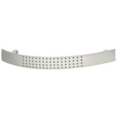 Bow Handle Zinc Alloy Fixing Centres 96-128 mm Dimple Matt nickel fixing centres 96 mm
