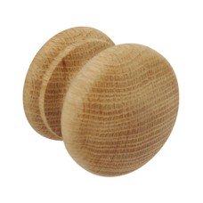 Turned Knob Wood End Grain Oak