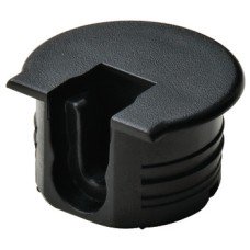 Connector Housing Plastic with Ridge Rafix-20 TAB For wood thickness from 16 mm dim. A 8.0 mm drilling depth X 12.7<sup>+0.2</sup> mm black