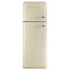 Fridge-Freezer Freestanding Total Capacity 298 Litres Smeg 50’s Style FAB30LCR5UK - Cream left hand hinge