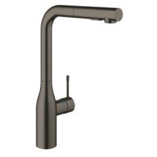 Tap Single Lever Monobloc Mixer Pull Out Spray Grohe Essence Brushed hard graphite Grohe model 30 270 AL0
