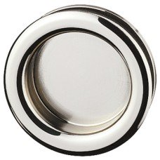 Inset Handle Brass Ø 43 mm Epte For glass doors Polished nickel plated