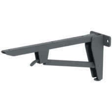 Folding Bracket Light Duty Screw Fixing Load Bearing Capacity 150 kg per pair Hebgo Steel Dimensions (AxBxC): 580 x 82 x 178 mm grey primed