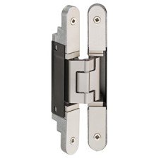 3D Hinge 180° Aluminium Zinc Diecast and Steel Tectus TE 240 3-way continuous adjustment Matt black
