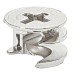 Connector Housing without Rim Zinc Alloy Minifix 15 For wood thickness from 12 mm and above drilling depth D: 9.5 mm dim. A: 6 mm bright