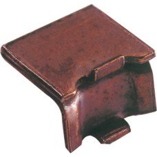 Shelf Support Stud Double for Use with Raised Bookcase Strip Bright zinc plated