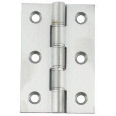 Butt Hinge DPBW 76 x 51 mm Brass Satin chrome