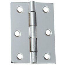 Butt Hinge Steel 1838 Length x width: 75 x 49 mm max. door weight 25 kg bright zinc plated