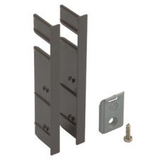 Front End Caps Set Internal Drawer for Vionaro Drawer Systems Graphite