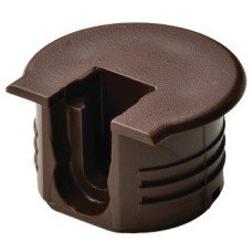 Connector Housing Plastic with Ridge Rafix-20 TAB For wood thickness from 16 mm dim. A 8.0 mm drilling depth X 12.7<sup>+0.2</sup> mm brown